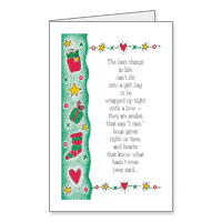 Best Things in Life Printable Christmas Cards for Friends