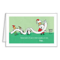 Are You Naughty or Nice? Printable Funny Christmas Cards