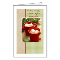 To a Special Daughter and Son-in-law Printable Christmas Cards for Child