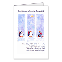 A Special Grandkid Printable Christmas Cards for Grandchild