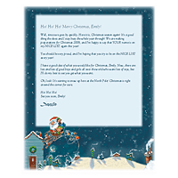 Letter from Santa Printable Letters from Santa