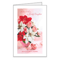 Christmas Printable Card: For a Lovely Daughter