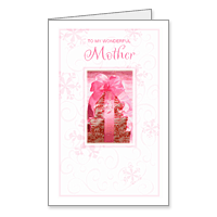 To My Wonderful Mother Printable Christmas Cards for Parent