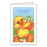 Happy First Easter! Printable Easter Cards for Kids