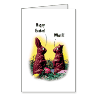 What?! Printable Funny Easter Cards