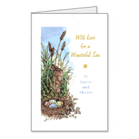 Wonderful Son Printable Easter Cards for Child