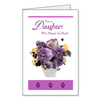 Cherished Daughter Printable Easter Cards for Child
