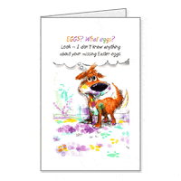 From the Dog Printable Funny Easter Cards