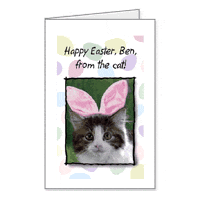 From the Cat Printable Funny Easter Cards