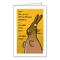 Hollow Head Printable Funny Easter Cards