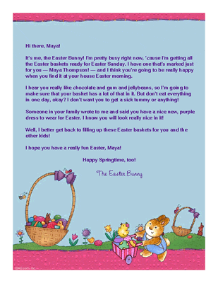 bunny letters