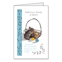 Special Grandson Printable Easter Cards for Grandchild