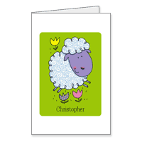 God's Little Lamb Printable Easter Cards for Kids