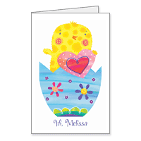 For a Cute Little Chick Printable Easter Cards for Kids