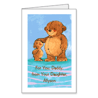 From Daughter Printable Fathers Day Cards for Daddy