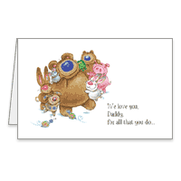 From All of Us Printable Fathers Day Cards for Daddy