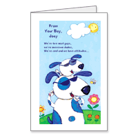 Two Awesome Dudes Printable Fathers Day Cards for Daddy