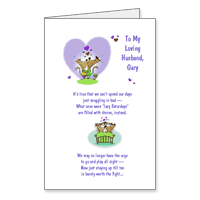 To Loving Husband Printable Fathers Day Cards for Husband