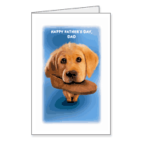 A Slippers-on Day for You Printable Fathers Day Cards for Father