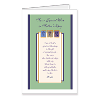 You're a Blessing Printable Religious Fathers Day Cards