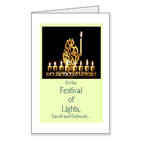 Festival of Lights Printable Hanukkah Cards