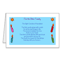 The Eight Candles Printable Hanukkah Cards