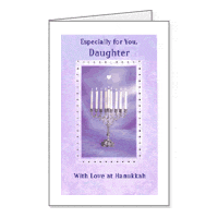 Love for Daughter Printable Hanukkah Cards for Family