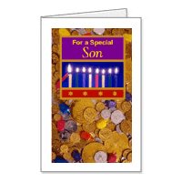 For a Special Son Printable Hanukkah Cards for Family