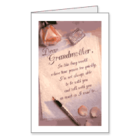 Dear Grandmother... Printable Mothers Day Cards for Grandmother