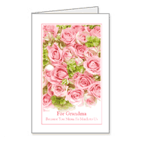 Love for Grandma Printable Mothers Day Cards for Grandmother