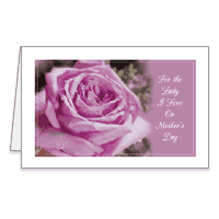 For the Lady I Love Printable Mothers Day Cards for Wife