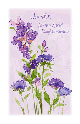 Proud of Daughter-in-law Greeting Card - Mother's Day P