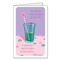 Half Full or Half Empty? Printable Funny Mothers Day Cards