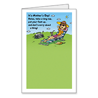 Mother's Day Printable Card: Worry-free Mother's Day?
