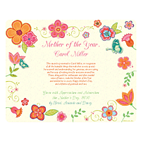 Mother of the Year Award Printable Mothers Day Certificates
