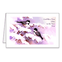 God Bless You Printable New Years Cards