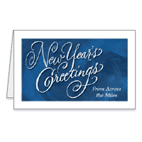 Across the Miles Printable New Years Cards