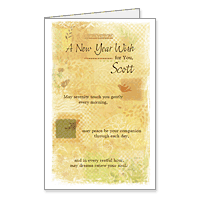 Health and Happiness Printable New Years Cards