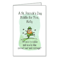 A Stinky Riddle Printable Funny St. Patricks Day Cards