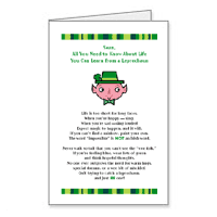 Leprechaun Lessons Printable St. Patricks Day Cards for Anyone
