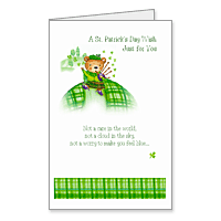 Wishing You Sunshine and Smiles Printable St. Patricks Day Cards for Anyone