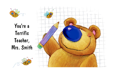 T is for Terrific Printable Card