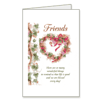 The Gift of Friends Printable Thanksgiving Cards for Friend