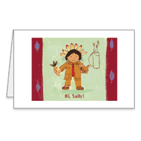 Sending Hugs Printable Thanksgiving Cards for Kids