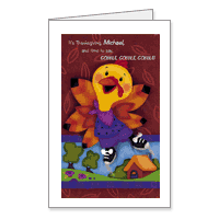 Talkin Turkey Printable Thanksgiving Cards for Kids