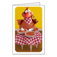 Gobble Time Printable Funny Thanksgiving Cards