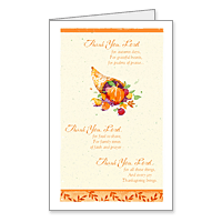 Thank You, Lord Printable Religious Thanksgiving Cards