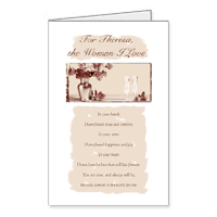The Woman I Love Printable Romantic Valentines Day Cards