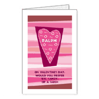 Your Choice Printable Romantic Valentines Day Cards
