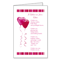 I Believe in Us Printable Romantic Valentines Day Cards
